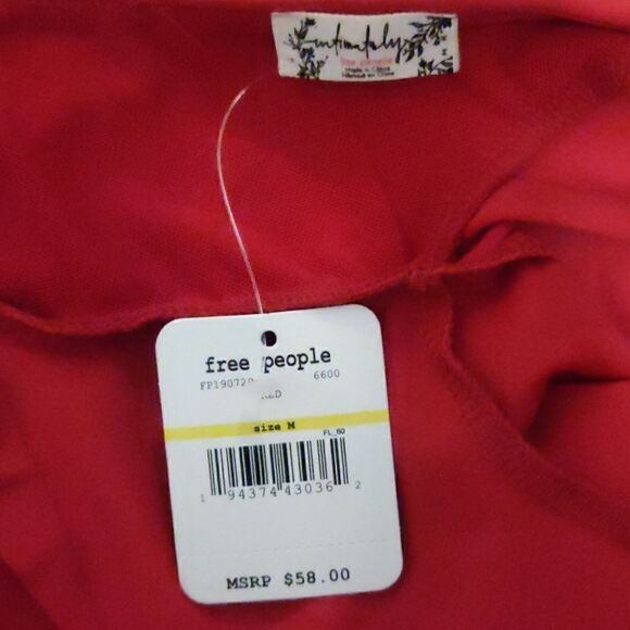 Free People Wear my Heart Tie Back Bodysuit - Picture 4 of 4